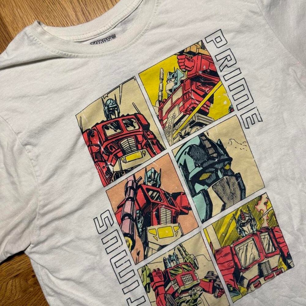 Transformers Optimus Prime Comic Graphic T-Shirt XL